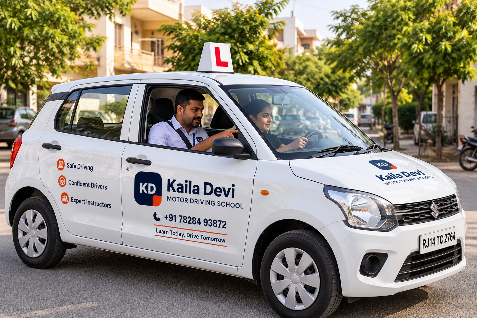 Practical learner hatchback car for driving school training in Jagatpura Jaipur